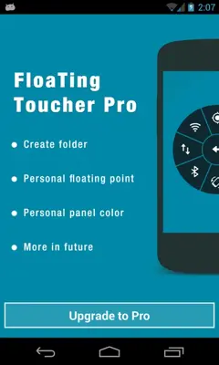 Floating Toucher android App screenshot 1